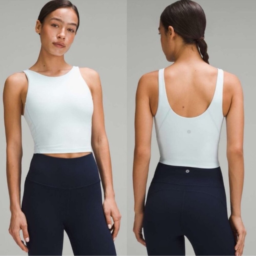 Lululemon 2023 Align High-Neck Tank Top Sheer Blue
